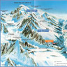 Map of Aiguille du Midi Map of Aiguille du Midi